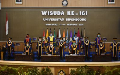 Sidang Senat Terbuka dengan acara Wisuda Ke-161 Universitas Diponegoro
