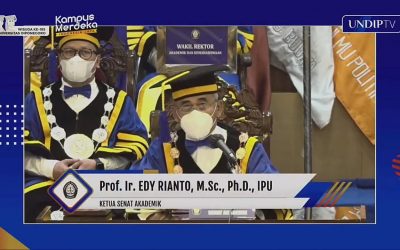 Sidang Senat Terbuka dengan acara Wisuda Ke-165 Universitas Diponegoro