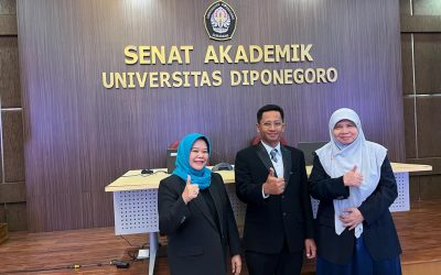 Sidang Pleno Dewan Profesor Presentasi Calon Guru Besar Undip a.n. Dr. Meidiana Dwidiyanti, S.Kp., M.Sc.dari Fakultas Kedokteran, Dr. Adian Fatchur Rochim, S.T., M.T. dari Fakultas Teknik dan Dr. Fifiana Wisnaeni, S.H., M.Hum dari Fakultas Hukum